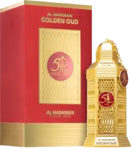 אל חרמין גולדן אוד 50 שנים – א.ד.פ 100 מל Al Haramain Golden Oud 50 years EDP 100ML
