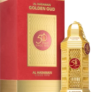 אל חרמין גולדן אוד 50 שנים – א.ד.פ 100 מל Al Haramain Golden Oud 50 years EDP 100ML