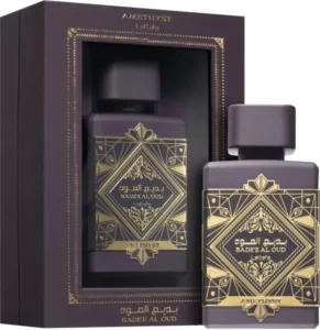 לאטפה אמדיסט באד אל אוד – א.ד.פ 100 מל Lattafa Amethyst Badee Al Oud Eau De Parfum 100Ml