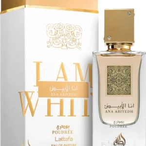 לאטפה אנא אביאד פודרה – א.ד.פ 60 מל LATTAFA Ana Abiyedh Poudree EDP 60ML