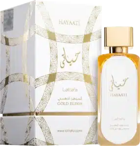 לאטפה חייאתי גולד אליקסיר א.ד.פ 100 מל Lattafa Hayaati Gold Elixir EDP 100ML