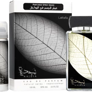 מארז לאטפה נג'דיה א.ד.פ 100 מל + דאודורנט ספריי 50 מל Set Lattafa Najdia EDP 100ml + Deodorant Spray 50ML
