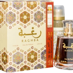 מארז לאטפה רגבה א.ד.פ 100 מל + דאודורנט 50 מל Set Lattafa Raghbat EDP 100ml + deodorant 50ml