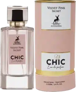 מייסון אלהמברה ציק ולווט פינק – א.ד.פ 100 מל MAISON ALHAMBRA CHIC VELVET PINK EDP 100 ML