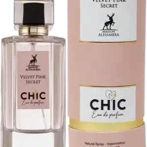 מייסון אלהמברה ציק ולווט פינק – א.ד.פ 100 מל MAISON ALHAMBRA CHIC VELVET PINK EDP 100 ML