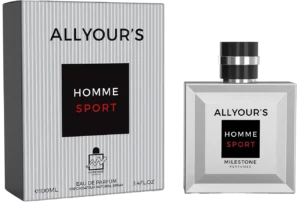 מילסטון אול יור’ס הום ספורט – א.ד.פ 100 מל Milestone All Your’S Homme Sport EDP 100ML