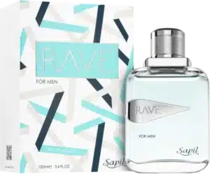 ספיל רייב לגבר – א.ד.ט 100 מל SAPIL RAVE MEN Perfume Eau De Toilette For Men 100ml