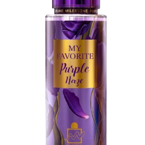 ספריי גוף מילסטון מיי פייבוריט פרפל הייז א.ד.פ 250 מ"ל BODY MIST MILESTONE MY FAVORITE PURPLE HAZE EDP 250ML